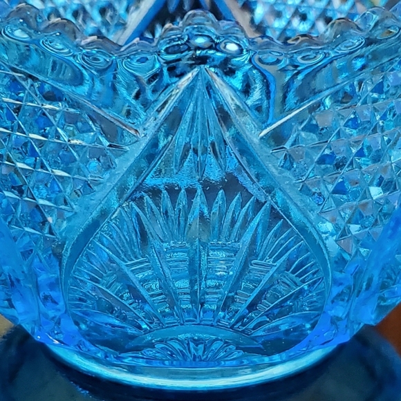 Vntg "Plytec Blue" Bowl by Kemple McKee - Picture 9 of 9